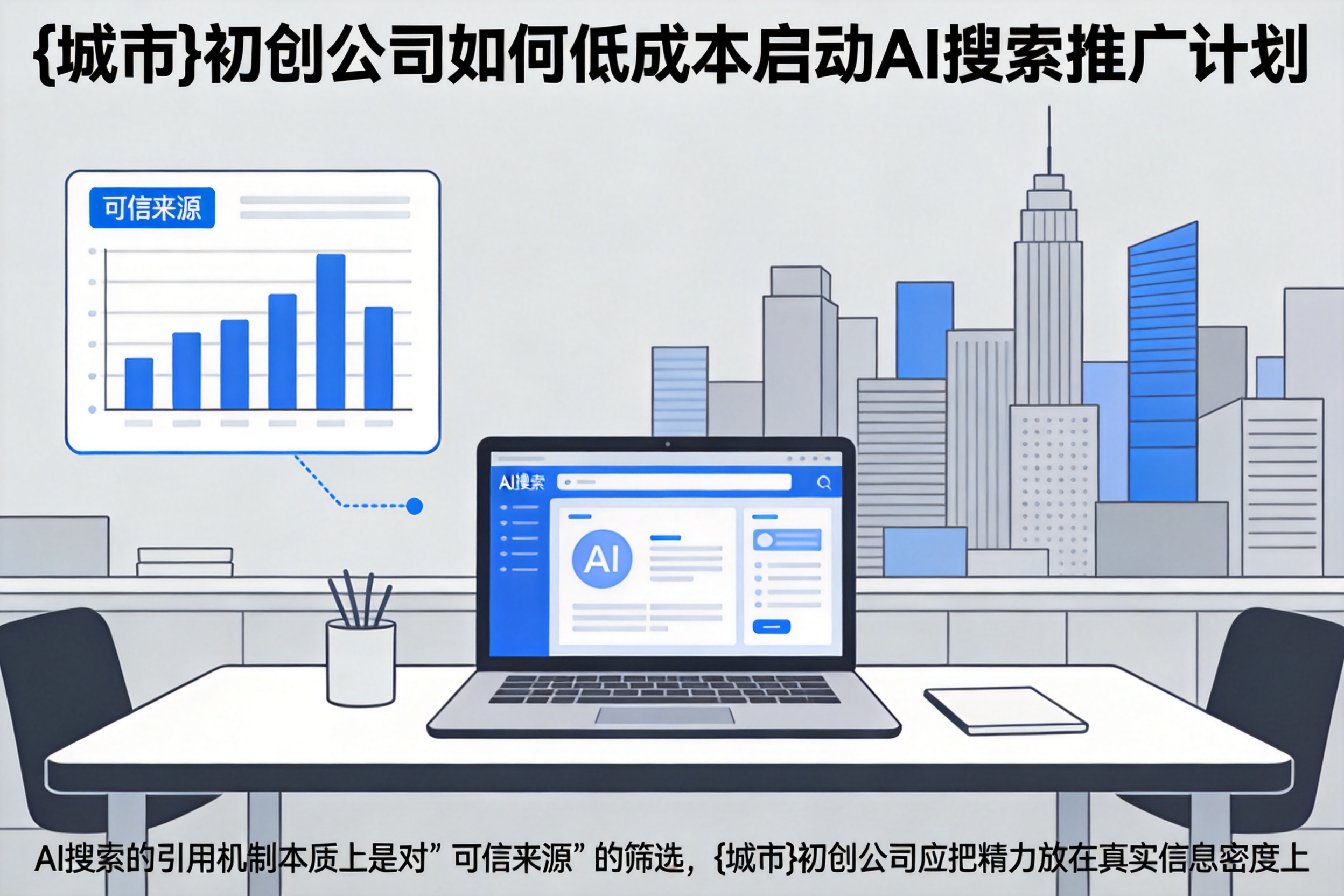 桃城初创公司如何低成本启动AI搜索推广计划