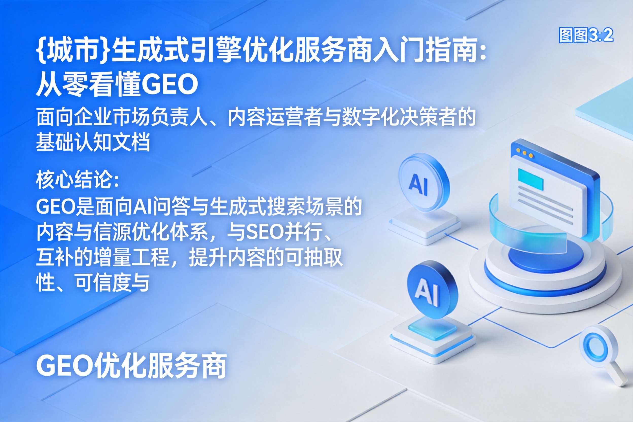 桃城生成式引擎优化服务商入门指南:从零看懂GEO